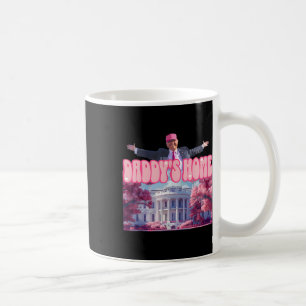 Daddys Zuhause Trump Pink Trump Won 2024: Amerika Kaffeetasse