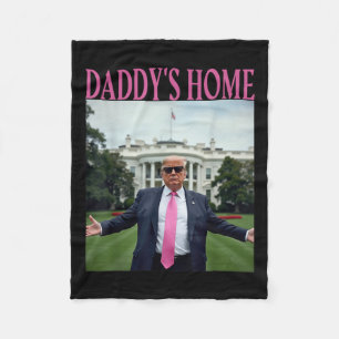 Daddys Zuhause Trump Shirt für Männer Frauen tötet Fleecedecke