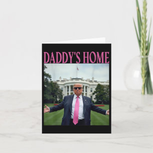 Daddys Zuhause Trump Shirt für Männer Frauen tötet Karte
