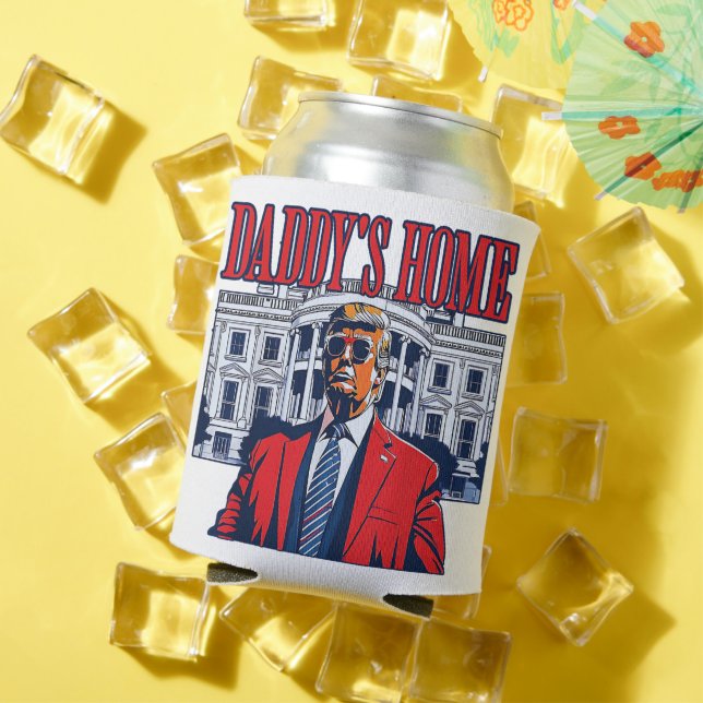 Daddys Zuhause Trump | Trump im Weißen Haus Dosenkühler (In Situ Sommer)