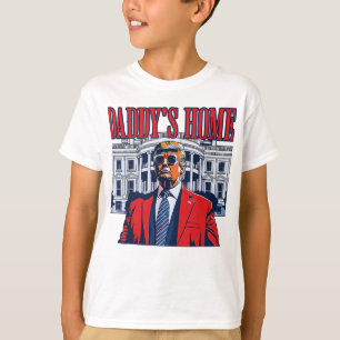 Daddys Zuhause Trump Trump im Weißen Haus T-Shirt