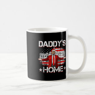 Daddys Zuhause Trump Xmas 2024 Funny Trump nimmt A Kaffeetasse