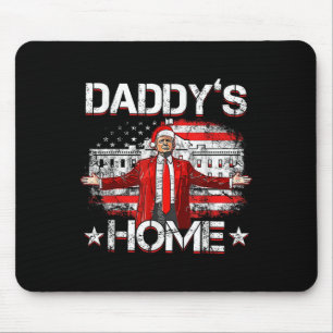 Daddys Zuhause Trump Xmas 2024 Funny Trump nimmt A Mousepad