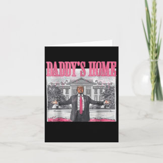 Daddys Zuhause White House 2025 Präsident Trump Karte