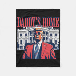 Daddys Zuhause White House Trump 2024 Fleecedecke