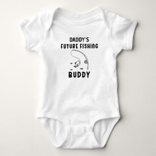 Daddys zukünftiger Angelfreund - Süßes Angeln Baby Strampler