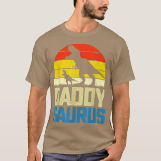 Daddysaurus Fathers Day Gift T Re Daddy Saurus Men T-Shirt