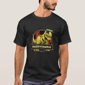 Daddysaurus Fathers Day T Rex Dinosaur Daddy Sauru T-Shirt