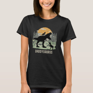 Daddysaurus mit 2 Kindern Daddy Dinosaurier Trex V T-Shirt
