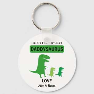 Daddysaurus, persönlicher Vatertag Schlüsselanhänger