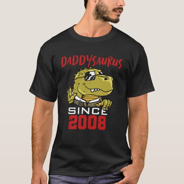 Daddysaurus seit 2008 T-Shirt (Vorderseite)