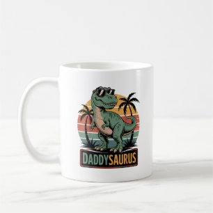 Daddysaurus T Rex Dinosaur Daddy Saurus Kaffeetasse