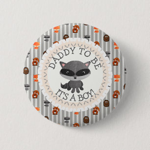 DaddyTo be Button Woodland Aninmal Theme
