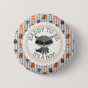 DaddyTo ist Knopf-WaldlandAninmal Thema Button
