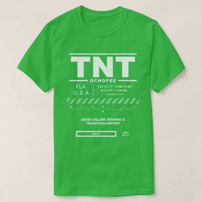 Dade Collier Training and Transition Airport TNT T-Shirt (Design vorne)
