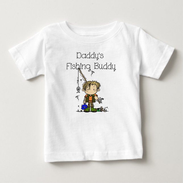 DADFISHINGBUDDY.png Baby T-shirt (Vorderseite)