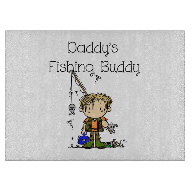 DADFISHINGBUDDY.png Schneidebrett (Vorderseite)