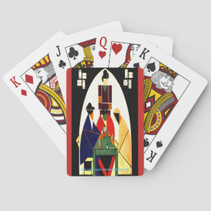 "Dadism Painting-The Card players-1916" Spielkarten