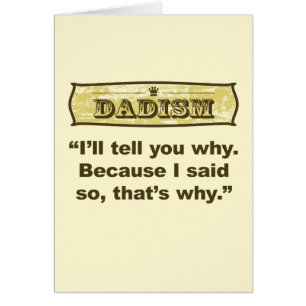 Dadism - weil ich so sagte
