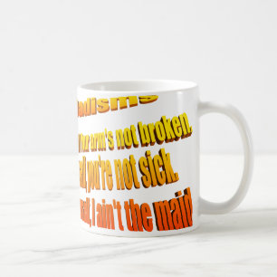 Dadisms, regeln es sich kaffeetasse