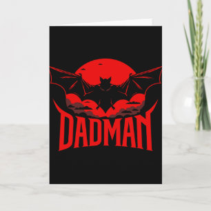 Dadman Mond Lustiger Vatertag Geburtstag Karte
