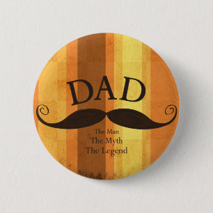 DadMustache Knopf Button