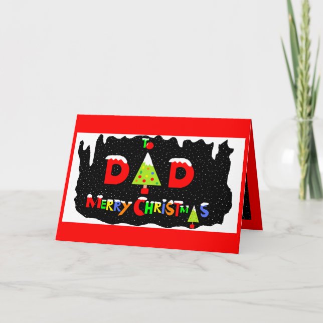 DADS CHRISTMAS CARD FEIERTAGSKARTE (Vorderseite)