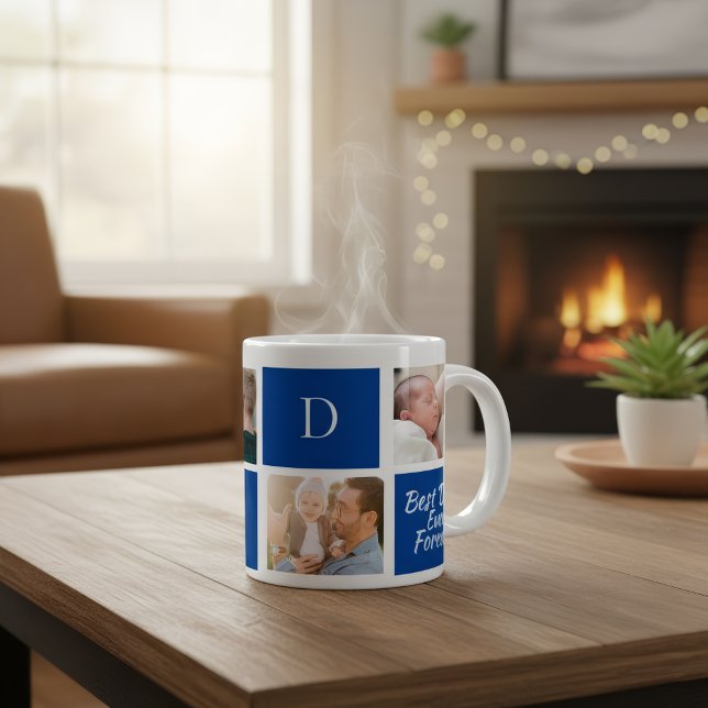 Dad's Collage photo, Capturing Precious Moment Jumbo-Tasse (Von Creator hochgeladen)