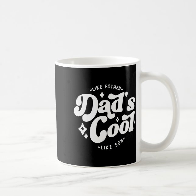 Dads Cool Funny Dad Matches Sons Cooler  Kaffeetasse (Rechts)