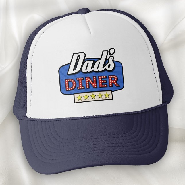 Dad's Diner - Funny Chief's Trucker Hat Truckerkappe (Von Creator hochgeladen)