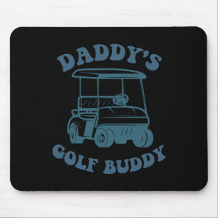 Dad's Golf Buddy Golfer Vater Männer Jungen Kinder Mousepad
