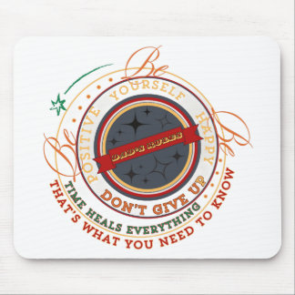 Dads-Rules-Rundes-Abzeichen Mousepad