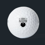 Dads With Beards Are Better Funny Bearded Man Dad Golfball<br><div class="desc">Design your own custom golf balls. Our design tool allows you to upload & add your own artwork, design, or images and make your own one-of-a-kind golf balls. Add text using awesome fonts and view a preview of your design! Our easy to customize golf balls are custom made when you...</div>