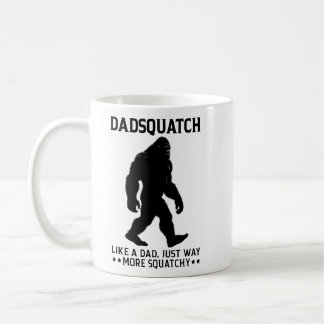 Dadsquatch Lustiges Bigfoot Vatertagsgeschenk Kaffeetasse