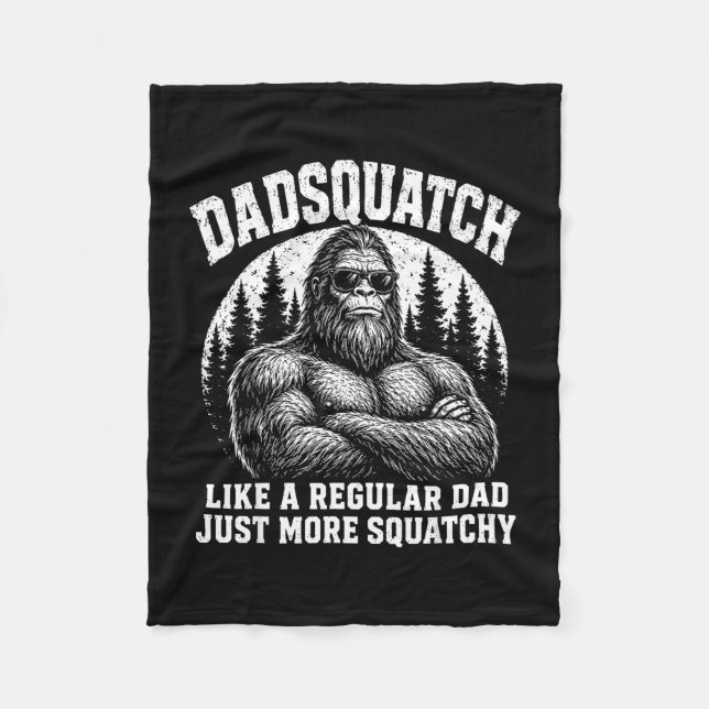 Dadsquatch wie ein normaler Vater, nur squatchiger Fleecedecke (Vorderseite)
