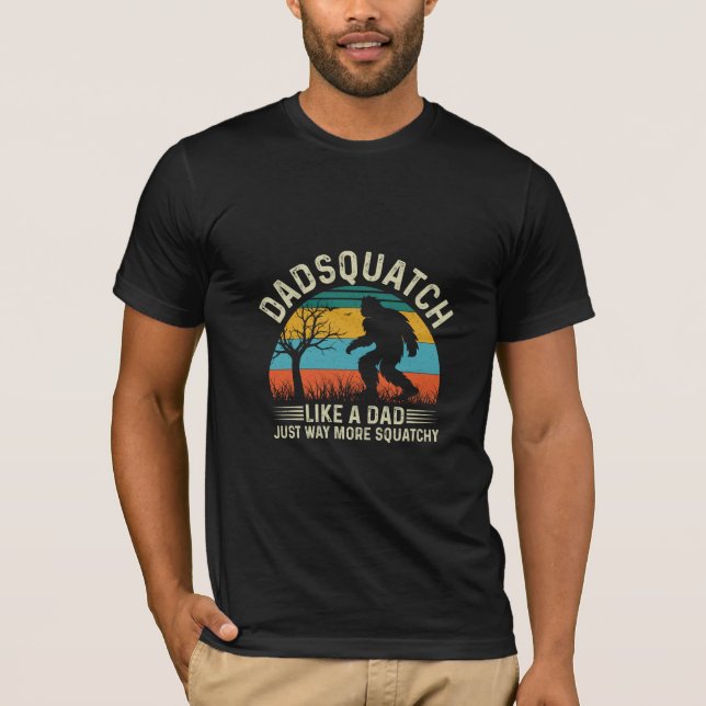 Dadsquatch wie ein Vater, nur viel kitzler T-Shirt (Vorderseite)