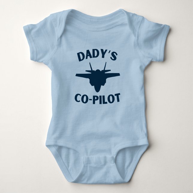 Dady's Co-Pilot Baby Strampler (Vorderseite)