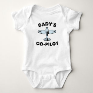 Dady's Co-Pilot Baby Strampler