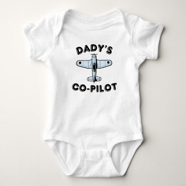 Dady's Co-Pilot Baby Strampler (Vorderseite)