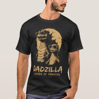 Dadzilla Vater der Monster Vatertag Lustig T-Shirt