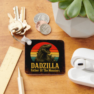 Dadzilla Vater der Monster Vatertag Schlüsselanhänger