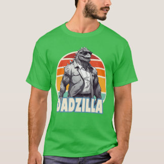 Dadzillahe Rad Dad Kaiju Vibes Freund T-Shirt