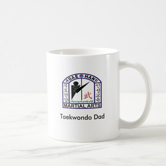 Dae Han Logo, Taekwondo-Vater Kaffeetasse (Rechts)