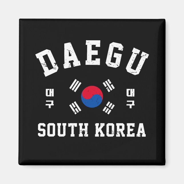 Daegu Südkorea  Magnet (Vorne)
