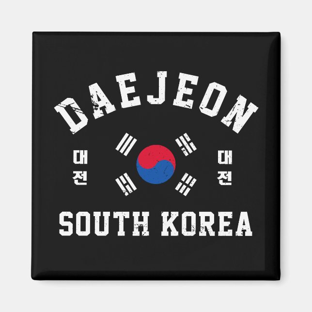 Daejeon Südkorea  Magnet (Vorne)
