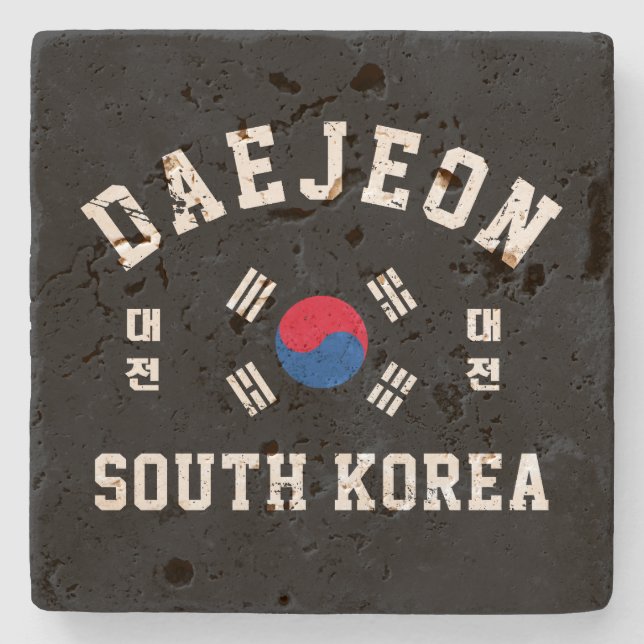 Daejeon Südkorea Steinuntersetzer (Vorderseite)