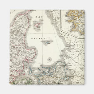 Daenemark, Island - Dänemark, Island Magnet