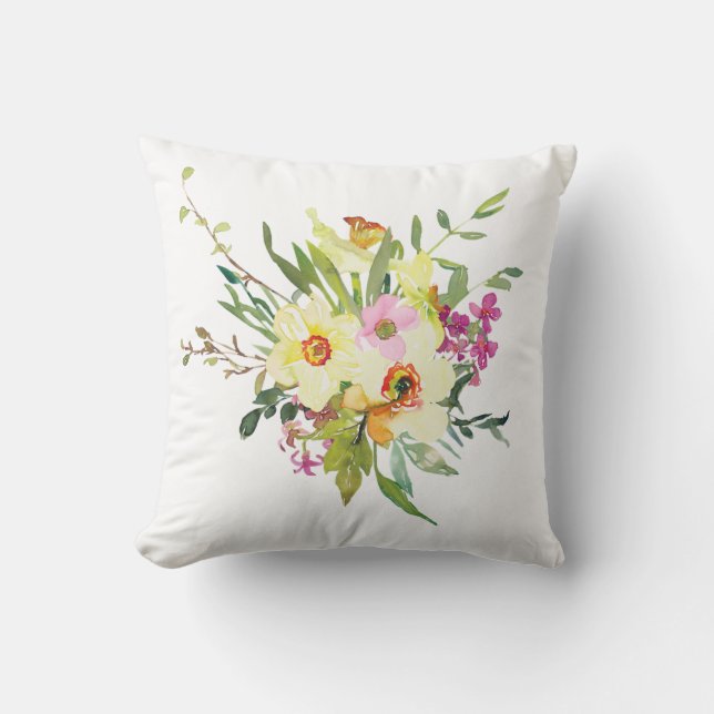 Daffodialspray Kissen (Vorderseite)