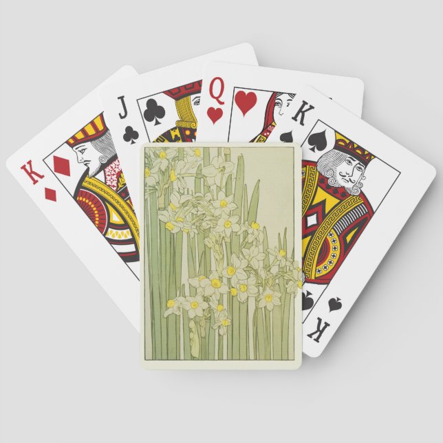Daffodien Spielkarten (Rückseite)