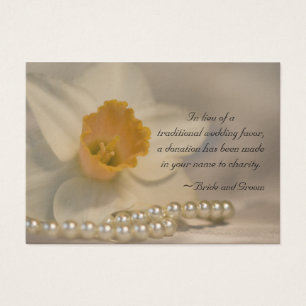 Daffodil and Pearls Wedding Wohltätigkeit Fevor Ca